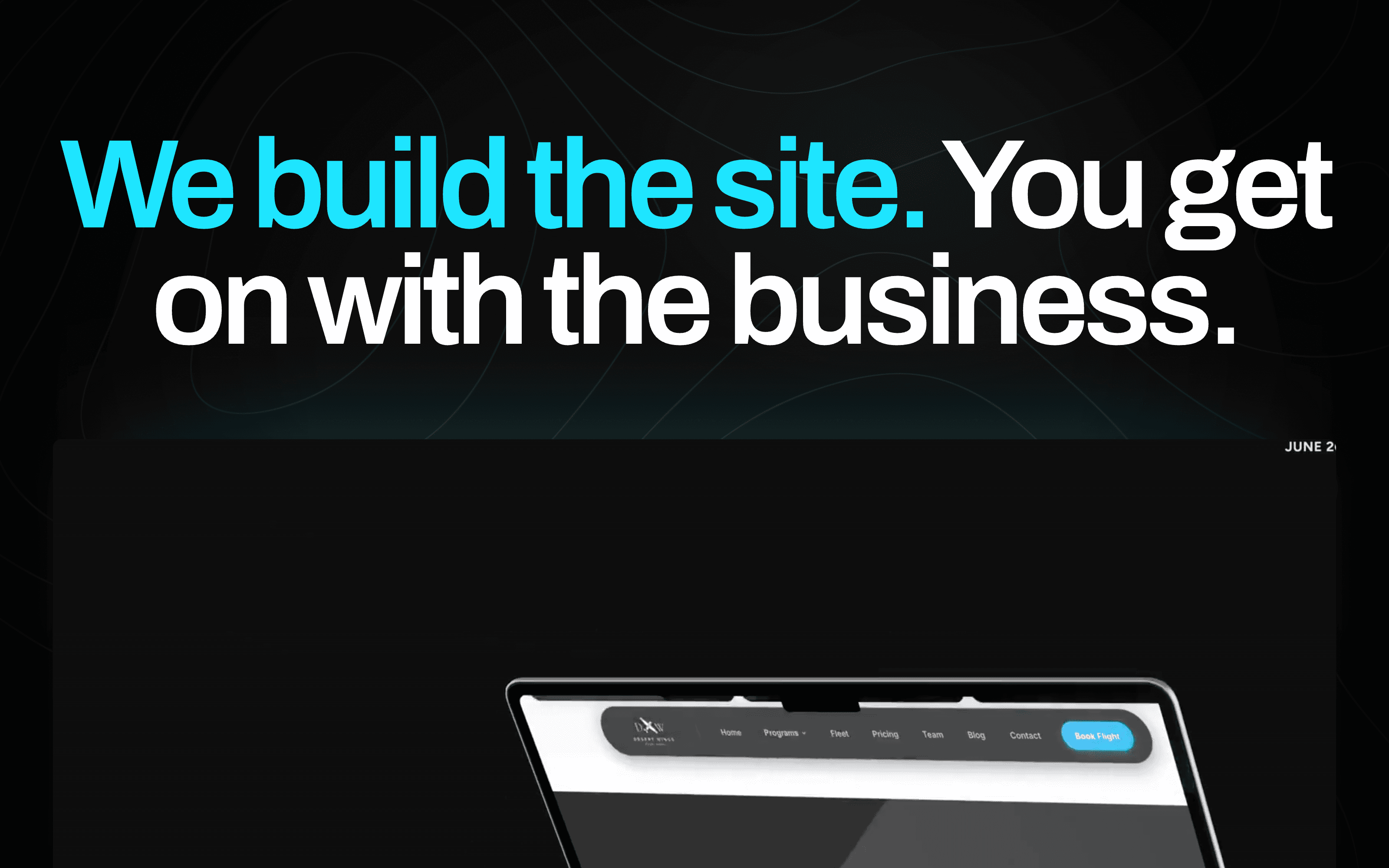 The Undertime homepage